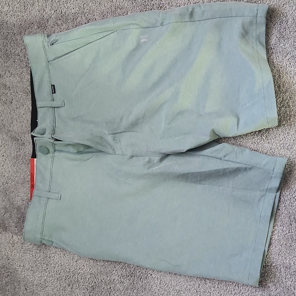 New Men's Hurley 4-Way Stretch Walking Shorts
